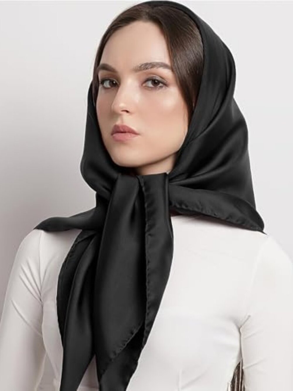 New -‎ 35" Square Silk Like Head Scarf - Women's Fashion Satin Scarf Bandana